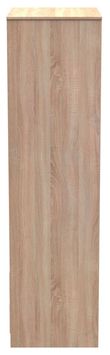 Diamond Oak Effect 2 Door 2 Drawer Tall Wardrobe