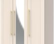 Haworth Cashmere 3 Door Tall Triple Wardrobe - 1 Mirror