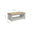 Highgate Grey Painted 105cm Coffee Table