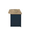 Highgate Navy Blue Painted 2 Drawer Corner TV Unit