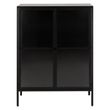 Newcastle Black 2 Door Display Cabinet