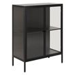 Newcastle Black 2 Door Display Cabinet