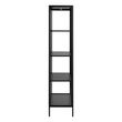 Newcastle Black 2 Door Tall Display Cabinet