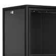 Newcastle Black 2 Door Tall Display Cabinet