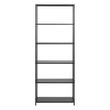 Newcastle Black Open Tall Shelving Unit