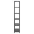 Newcastle Black Open Tall Shelving Unit