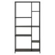 Newcastle Black Open Wide Shelving Unit