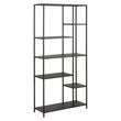 Newcastle Black Open Wide Shelving Unit