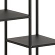Newcastle Black Open Wide Shelving Unit