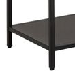 Newcastle Black Open Wide Shelving Unit