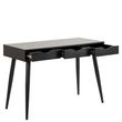 Neptun Black 3 Drawer Office Desk