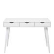 Neptun White 3 Drawer Office Desk