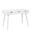 Neptun White 3 Drawer Office Desk