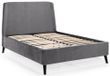 Frida Grey Fabric Bed - Sizes Available