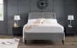 Frida Grey Fabric Bed - Sizes Available