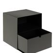 Joliet Black 1 Drawer Bedside Cabinet