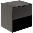 Joliet Black 1 Drawer Bedside Cabinet