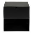 Joliet Black 1 Drawer Bedside Cabinet