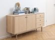 Aston Oak 2 Door Large Sideboard - 160cm