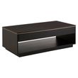 Diamond Dark Wood Storage Coffee Table