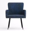 Clearance - Stanton Navy Blue Leather Dining Armchair - Brand New Item