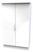 Plymouth White Gloss Midi Wardrobe