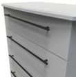 Beverley Grey 5 Drawer Chest
