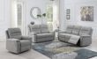 Belford Grey Fabric 3+2 Recliner Sofa Suite