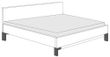 Wiemann Breda Wooden Headboard Bed in White - Variation Available
