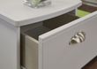 Victoria Grey 2 Drawer Bedside Cabinet