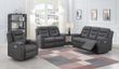 Harrogate Grey Fabric 2 Seater Recliner Sofa