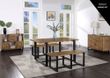 Pembroke Rustic Pine 4 Seater Dining Table - 150cm