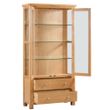 Appleby Oak 2 Door 2 Drawer Glazed Display Cabinet