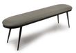 Ace Grey Fabric Dining Bench