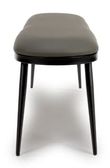 Ace Grey Fabric Dining Bench