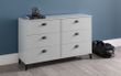 Lakers Grey 6 Drawer Wide Chest