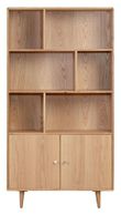 Jenson Oak 2 Door Bookcase