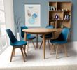 Jenson Oak 2 Seater Round Dining Table