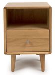 Jenson Oak 1 Drawer Bedside Cabinet