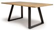 Madrid Oak 6 Seater Dining Table