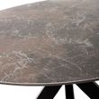 Galaxy Brown Ceramic 4 Seater Round Dining Table