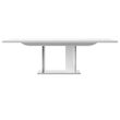 Lisa White Italian 6-10 Seater Extending Pedestal Dining Table