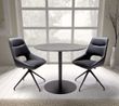 Lunar Grey Ceramic 2 Seater Round Dining Table
