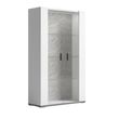 Modern Mara White Italian 2 Door Vitrine