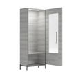 Mia Grey 1 Door Display Cabinet - RHF