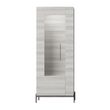 Mia Grey 1 Door Display Cabinet - LHF