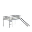 Frankie Kids Grey Wood Midi Sleeper Bed