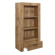 Compton Oak Effect 1 Drawer Bookcase