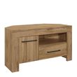 Compton Oak Effect 1 Door Corner TV Unit