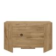 Compton Oak Effect 1 Door Corner TV Unit